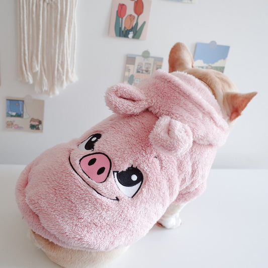 Cartoon Embroidered Pet Hoodie Vest