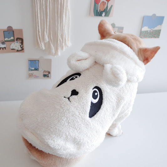 Cartoon Embroidered Pet Hoodie Vest